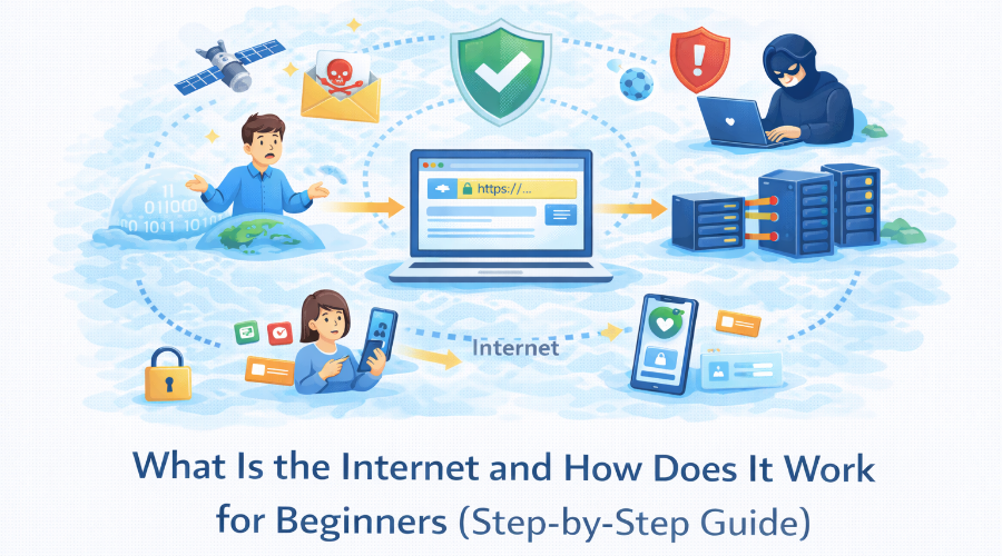 What Is the Internet and How Does It Work for Beginners (Step-by-Step Guide)